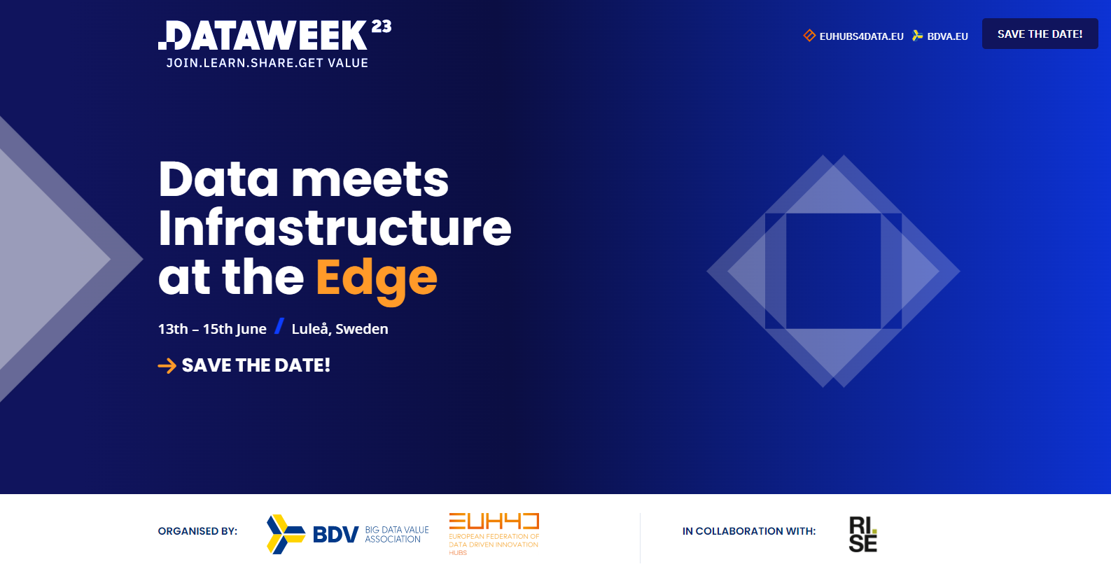 DATAWEEK23 Data meets Infrastructure at the Edge